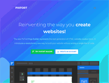 Tablet Screenshot of pixfort.com